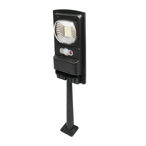 [AMAT6-117178] Lampa solara LED 100W, 6500K, 187lm cu panou solar 3W, baterie LiFePO4 3.2V/3Ah, brat prindere 250mm IP65