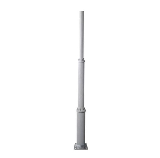 [AMAT6-117199] Stalp iluminat 5m din aluminiu cu flansa montare pe beton