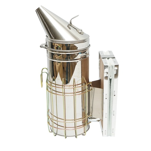 [AMAT6-117227] Afumator albine din inox cu cilindru scut termic si burduf din piele 230mm