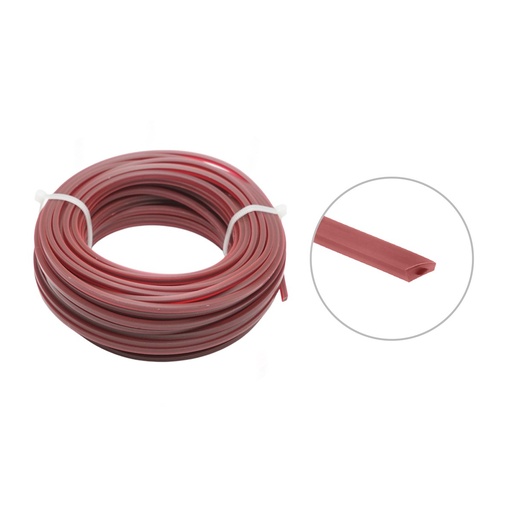[AMAT6-117497] Fir patrat motocoasa 2.4mm x 15m cu intaritura
