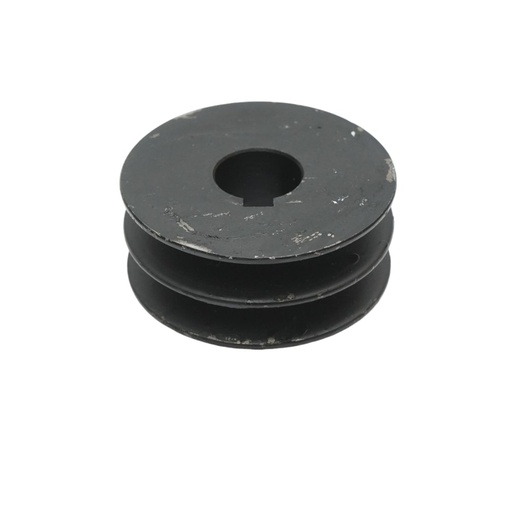 [AMAT6-117729] Fulie 2 caneluri 76x32mm pentru ax cu pana 24mm