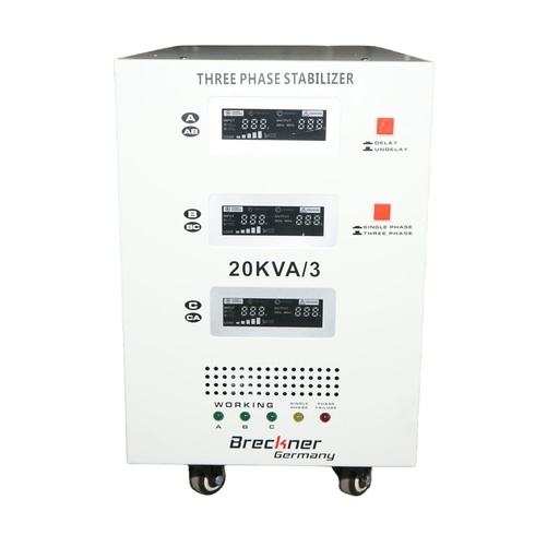 [AMAT6-117778] Stabilizator automat de tensiune 20KVA, 16KW trifazat cu servomotor