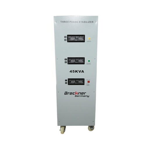 [AMAT6-117780] Stabilizator automat de tensiune 45KVA trifazat cu servomotor, bypass, afisaj LCD