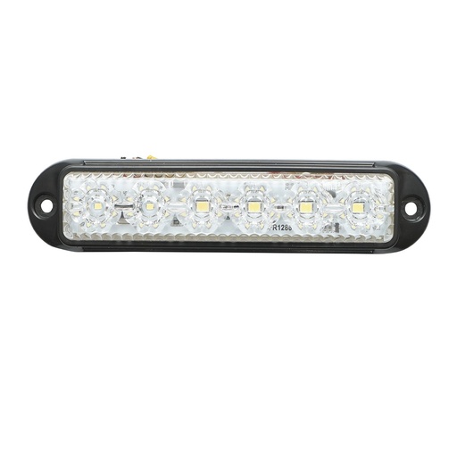 [AMAT6-117784] Lampa laterala gabarit slim alba LED 12-24V, galbena FR1286W
