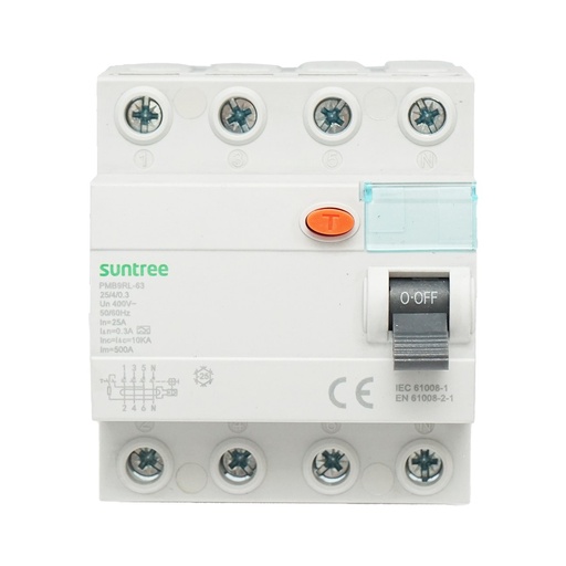 [AMAT6-118018] Intrerupator automat diferential 4P 25A 300mA 6kA, tip A Suntree