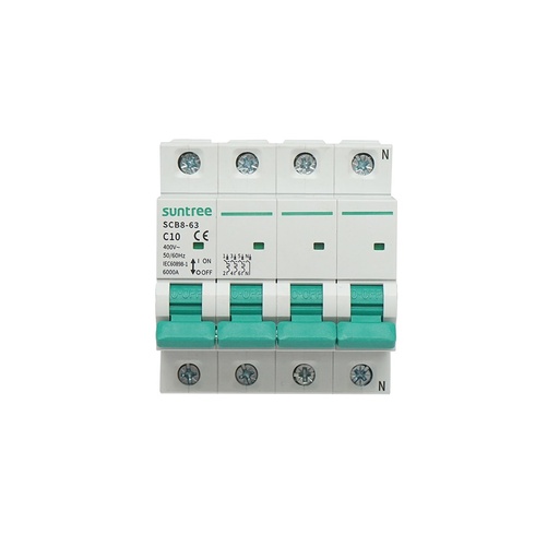 [AMAT6-118054] Siguranta automata tip intrerupator 3P+N, 10A 400VAC Suntree