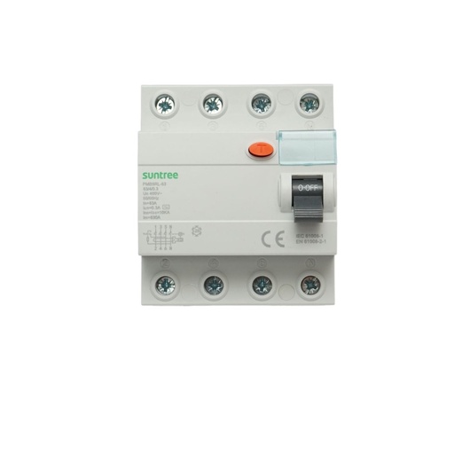 [AMAT6-118083] Intrerupator automata diferential 4P 63A 30mA 6kA, tip AC Suntree