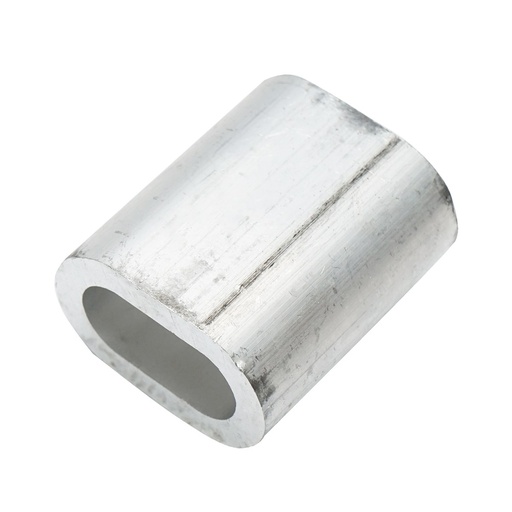 [AMAT6-118160] Ferula/bucsa de presare din aluminiu pentru cablu troliu 14 mm
