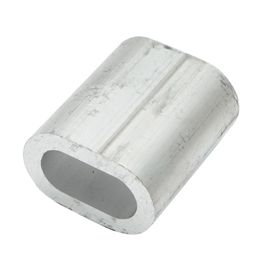 [AMAT6-118161] Ferula/bucsa de presare din aluminiu pentru cablu troliu 16 mm