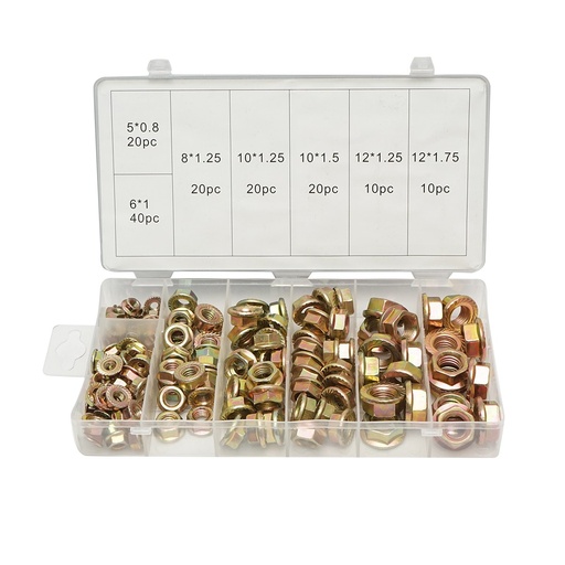 [AMAT6-118173] Trusa piulite cu flansa autoblocabila 140 piese