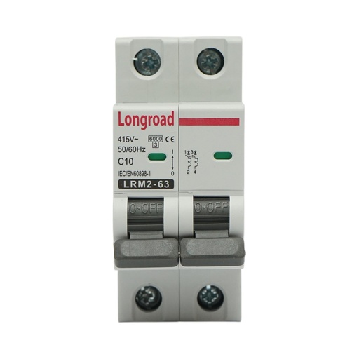 [AMAT6-118267] Siguranta automata intrerupator MCB 2P 10A 415VAC Longroad