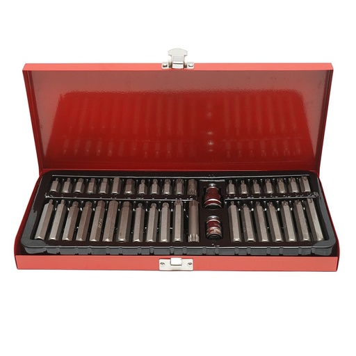 [AMAT6-118826] Trusa chei imbus, biti torx, hex si spline 40 piese chrome vanadium (CR-V)