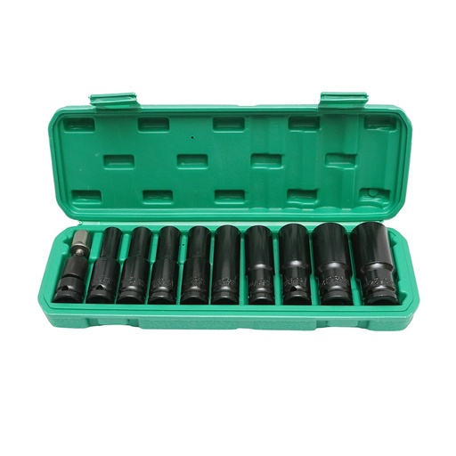 [AMAT6-118834] Trusa chei tubulare de impact lungi 8-24mm 10 piese