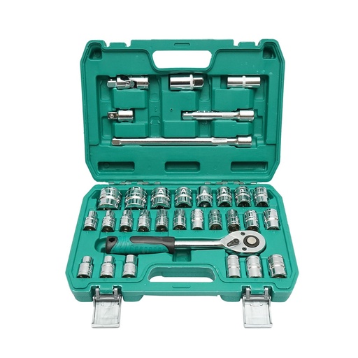 [AMAT6-118836] Trusa chei tubulare 8-32mm, antrenor cu clichet 1/2 inch 32 piese