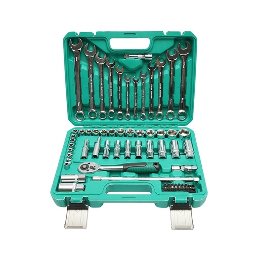 [AMAT6-118838] Trusa chei combinate, tubulare, fixe, torx, antrenor cu clichet 69 piese