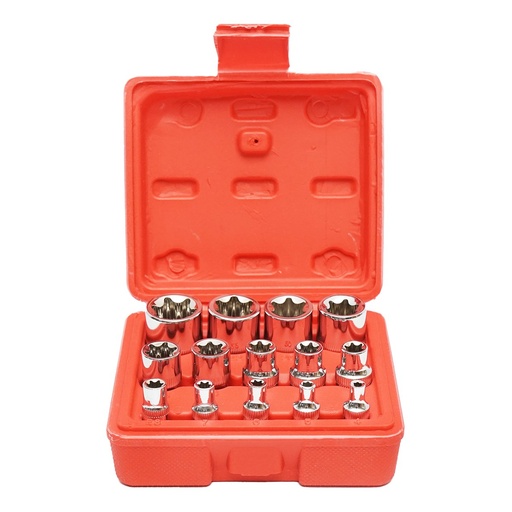 [AMAT6-118861] Trusa chei tubulare E-Torx E4-E24 Cr-V 14 piese