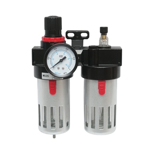 [AMAT6-118873] Filtru aer si ungator cu regulator de presiune maxim 1 MPa, racord 1/2 inch