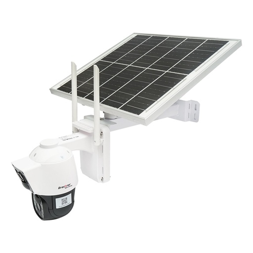 [AMAT6-118954] Camera supraveghere 4G, 24H/7 rotativa, 2 obiective, complet autonoma, incarcare cu panou solar, PTZ, 1080P, PIR, IP66