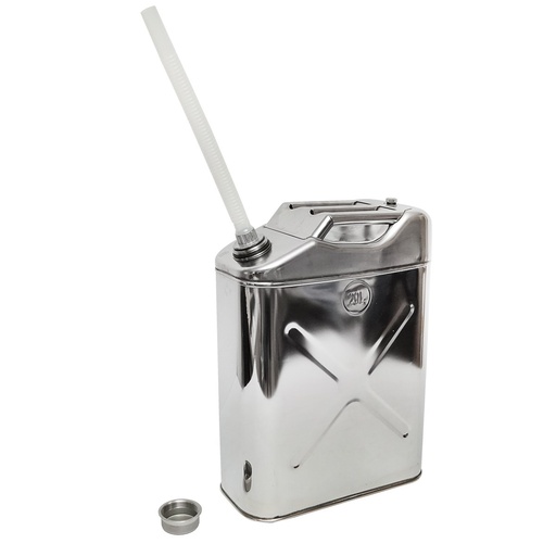 [AMAT6-118969] Canistra otel inoxidabil 20L cu furtun flexibil si dop insurubabil