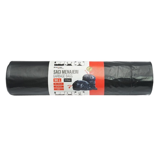 [AMAT6-118980] Set 10 saci gunoi menajer 90L, 80x100cm 45 microni LDPE