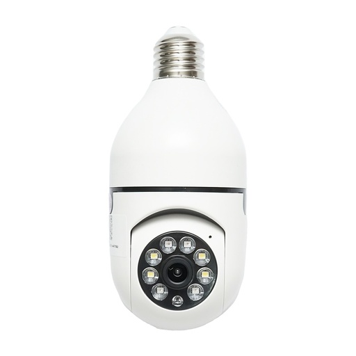 [AMAT6-119168] Camera de supraveghere smart-bulb PTZ, WIFI 2.4G 1080P, tip bec E27 cu senzor de miscare si aplicatie Tuya
