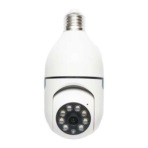 [AMAT6-119169] Camera de supraveghere smart-bulb PTZ, WIFI 2.4G 1080P, tip bec E27 cu senzor de miscare si aplicatie iCSee