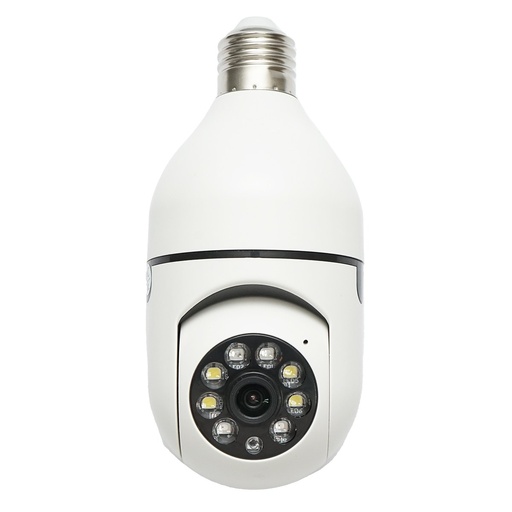 [AMAT6-119170] Camera de supraveghere smart-bulb PTZ, WIFI 2.4G 1080P, tip bec E27 cu senzor de miscare si aplicatie YIIoT