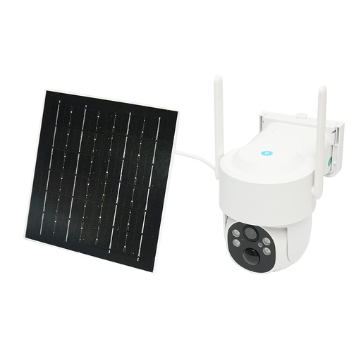 [AMAT6-119180] Camera supraveghere cu panou solar 4MP WIFI cartela sim 4G, rotativa 360 grade PTZ cu senzor de miscare, detectie umana si aplicatie iCSee