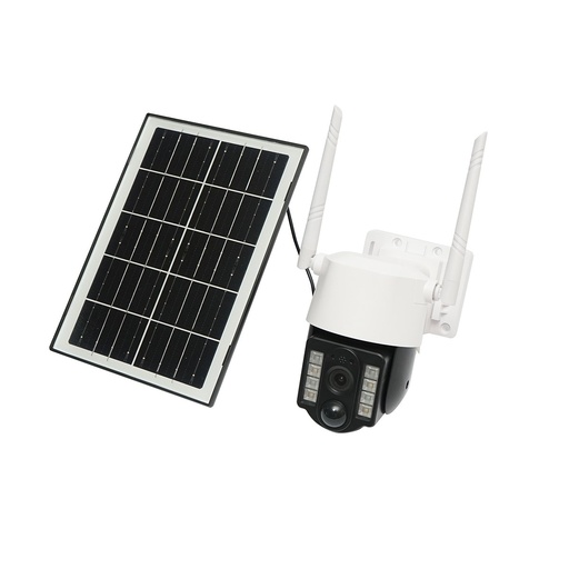 [AMAT6-119200] Camera supraveghere 3MP, 4G rotativa cu panou solar 5W, PTZ, 1080P, senzor miscare, night vision, aplicatie V380 Pro