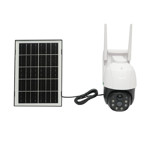 [AMAT6-119202] Camera supraveghere 3MP, WIFI 4G rotativa cu panou solar 7.5W, PTZ, 1080P, senzor miscare, night vision, aplicatie V380 Pro