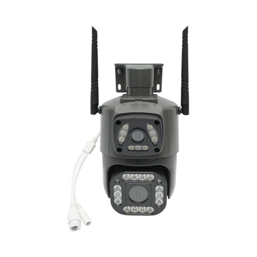 [AMAT6-119209] Camera de supraveghere lentila duala 4MP 1080P, P2P WIFI 2.4GHz, PTZ cu senzor de miscare, detectie umana si aplicatie V380 Pro