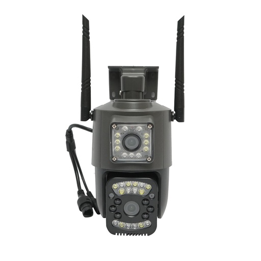 [AMAT6-119211] Camera de supraveghere lentila duala 4G, P2P 1080P, PTZ cu senzor de miscare, detectie umana si aplicatie V380 Pro