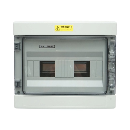 [AMAT6-119256] Tablou sigurante aplicat 1 rand, 12 module 295x255x130mm IP65