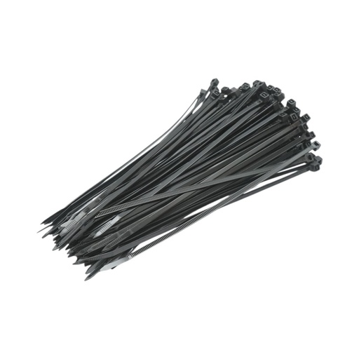 [AMAT6-119310] Faseta colier plastic negru 3.6x200mm 100 buc/set Longroad