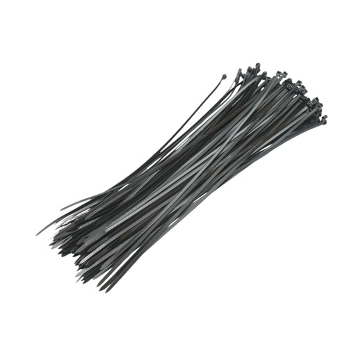 [AMAT6-119313] Faseta colier plastic negru 3.6x350mm 100 buc/set Longroad