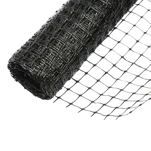[AMAT6-119467] Plasa gard delimitare lucrari 90cmx10m cu ochi 20x20mm,negru
