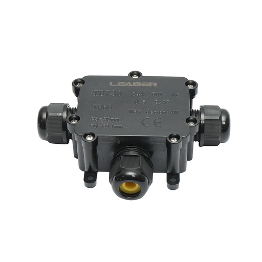 [AMAT6-119477] Doza etansa cu presetupe 24A 450V AC, 3 cai 3-14mm IP68 Leader