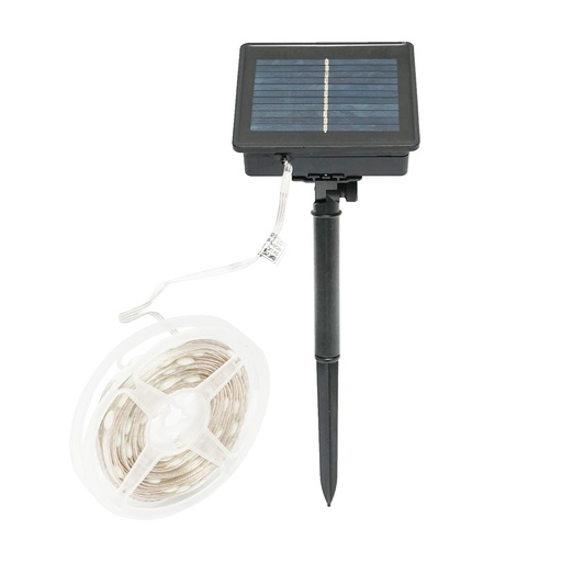 [AMAT6-119624] Banda LED cu panou solar 5V, 10m, telecomanda RGB+IC IP65