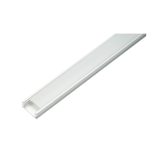 [AMAT6-119632] Profil aluminiu banda LED 17.4x7x2000mm, aplicat cu dispersor mat, banda maxim 12mm
