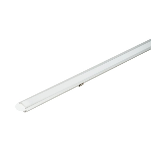 [AMAT6-119634] Profil aluminiu banda LED 21.7x6.7x2000mm, incastrat cu dispersor mat, banda maxim 12mm