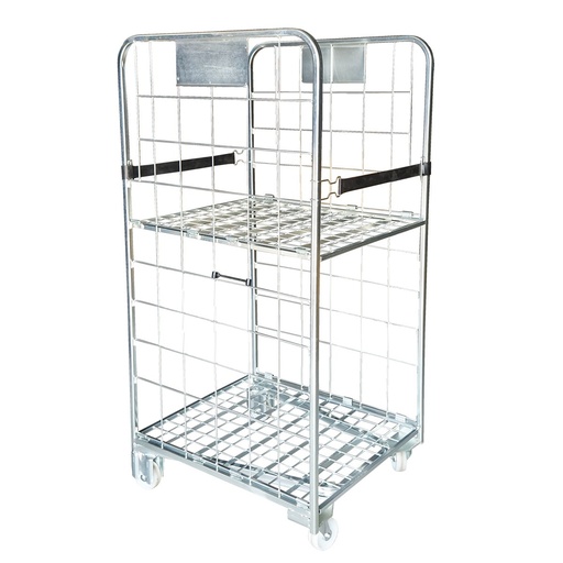 [AMAT6-119669] Carucior depozit cu 2 laturi tip container 500Kg