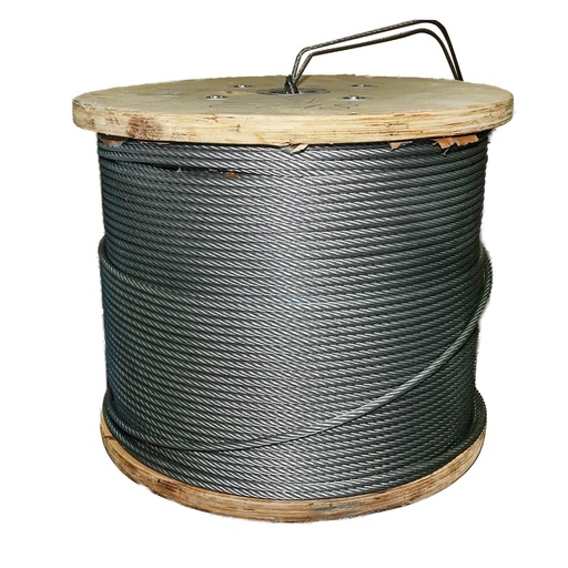 [AMAT6-119687] Cablu troliu otel 6x25 fi 13mm cu inima metalica 1000m/rola