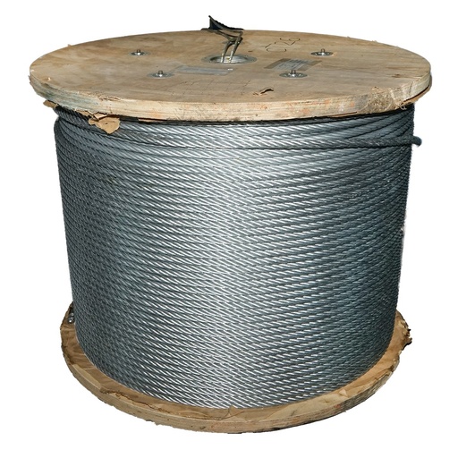 [AMAT6-119692] Cablu troliu otel 6x37 fi 16mm cu inima textila 1000m/rola