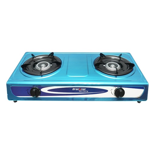 [AMAT6-119724] Aragaz, plita din inox cu 2 arzatoare din fonta 2.5KW, aprindere automata 715x380x94mm