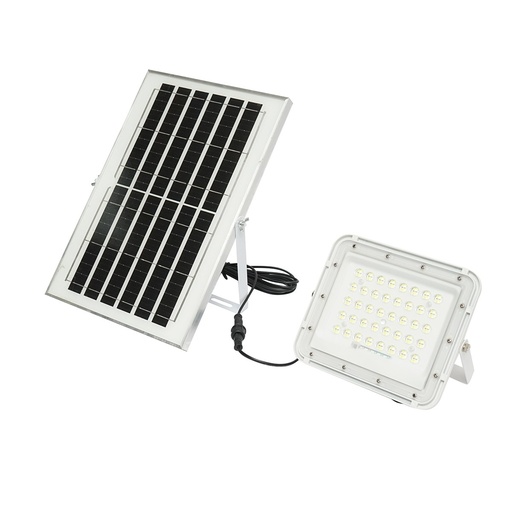 [AMAT6-119924] Proiector LED 60W cu panou solar 10W, baterie Li-ion 6000mAh si telecomanda IP66