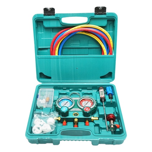 [AMAT6-120110] Trusa verificare si incarcare instalatii aer conditionat auto, freon R22, R32, R134a, R410a