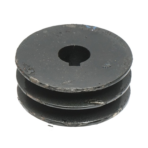 [AMAT6-120119] Fulie 2 caneluri 87x34mm pentru ax cu pana 24mm