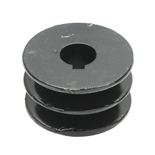 [AMAT6-120118] Fulie 2 caneluri 58x32mm pentru ax cu pana 19mm