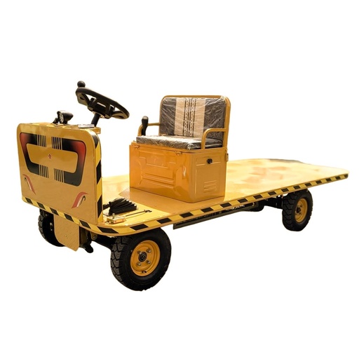 [AMAT6-120275] Carucior platforma electrica transport marfa cu bancheta 1200W, 48V, 3x1.25m sarcina maxima 1000Kg THOR