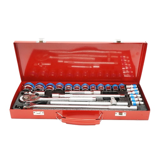 [AMAT6-120398] Trusa chei tubulare 8-32mm, antrenor cu clichet 1/2 inch 24 piese